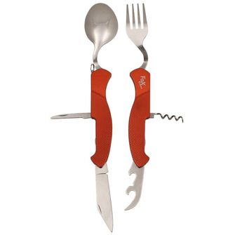 Fox Outdoor Set džepnih noževa 6 u 1, razdjeljiv, crvena