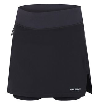 Husky ženska funkcionalna suknja s kratkim hlačicama Flamy L, crna