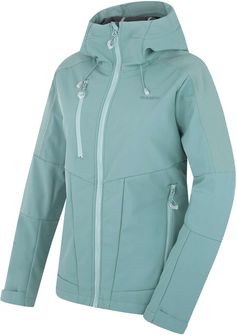 Husky Ženska softshell jakna Sevan L sivo zelena, XL