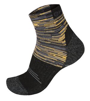 Husky Hiking čarape crne/žute boje