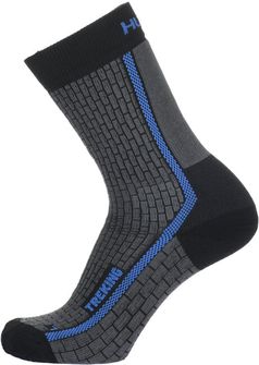 Husky Trekking čarape antracit/plave