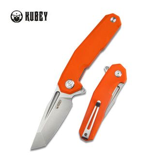 KUBEY Carve sklopivi nož, čelik AUS 10, narančasta