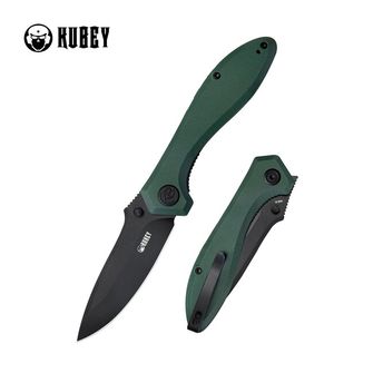 KUBEY Ruckus Green & Black sklopivi nož