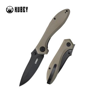 KUBEY Ruckus Tan & Black sklopivi nož