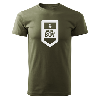 DRAGOWA kratka majica army boy, maslinasta 160g/m2