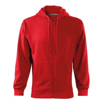 Malfini Trendy zipper muška jakna, crvena, 300g/m2