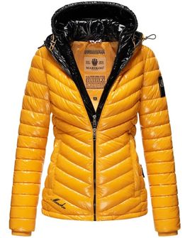 Marikoo LENNJAA ženska zimska jakna s dvije kapuljače, žuto crna