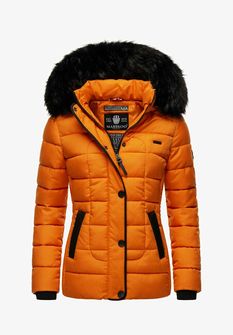 Marikoo Unique Ženska zimska jakna s kapuljačom, burnt orange