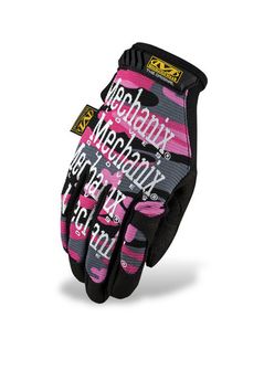 Mechanix Original ružičaste maskirne ženske taktičke rukavice