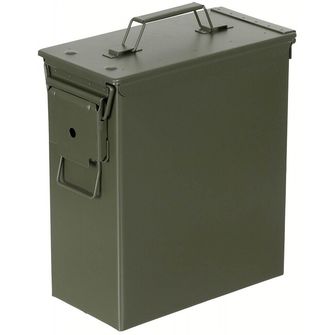 MFH Američka municija kutija, kal. 50, velika, PA 60, metalna, OD zelena