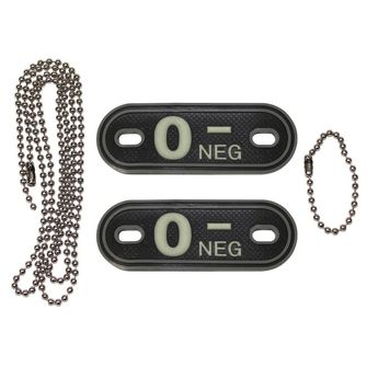 MFH Dog-Tags pločice 0 NEG, 3D PVC