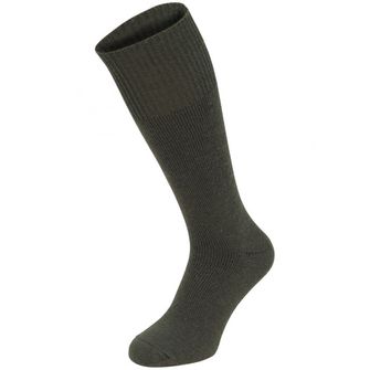 MFH Extrawarm čarape frotir 1 par visoke maslinaste boje