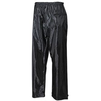 MFH nepropusne hlače od poliestera s PVC crne