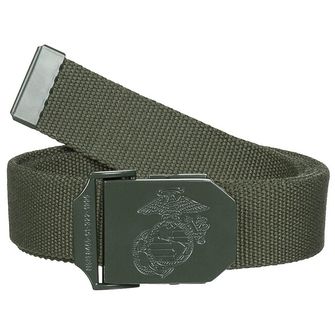 MFH Pojas USMC Web Belt, OD zelena, oko 3,5 cm