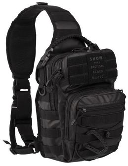 Mil-tec taktički ruksak s jednom naramenicom, crni 10L