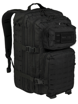 Mil-Tec US Assault Large Laser Cut ruksak, crni, 36L