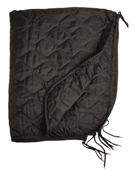 Mil-Tec podstava za pončo deku, crna 210 x 150 cm