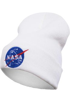 NASA Beanie Insignia zimska kapa, bijela