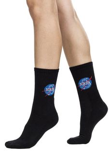 NASA muške čarape, crne