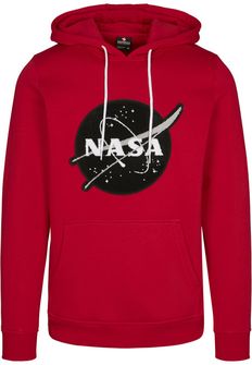NASA Južný pól Insignia Logo muška majica s kapuljačom, crvena