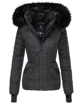 Navahoo Adele ženska zimska jakna s kapuljačom, crna