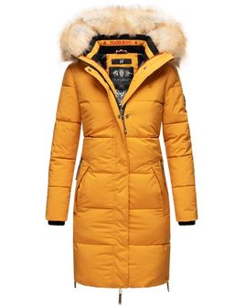 Navahoo Halina ženska zimska jakna s kapuljačom, žuta