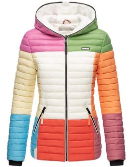 Navahoo Multicolour ženska prijelazna jakna s kapuljačom, multicolour mix