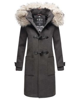 Navahoo OKSANA Ženski zimski kaput s kapuljačom, antracit