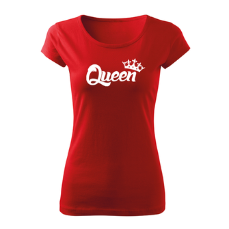DRAGOWA ženska kratka majica queen, crvena 150g/m2