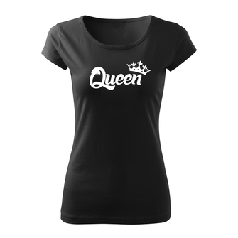 DRAGOWA ženska kratka majica queen crna 150g/m2