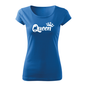DRAGOWA ženska kratka majica queen, plava 150g/m2