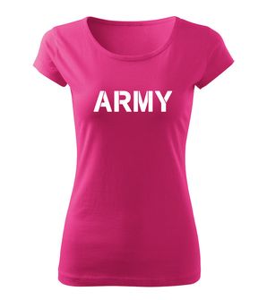 DRAGOWA ženska vojnička majica, roza 150g/m2