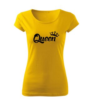 DRAGOWA ženska majica kraljica, žuta 150g/m2