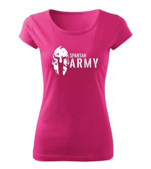 DRAGOWA ženska majica spartan vojska, roza 150g/m2