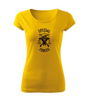 DRAGOWA ženska majica specijalnih snaga, žuta 150g/m2