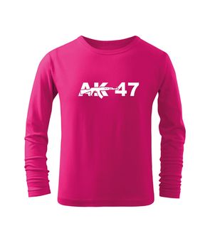 DRAGOWA Dječja duga majica AK-47, roza