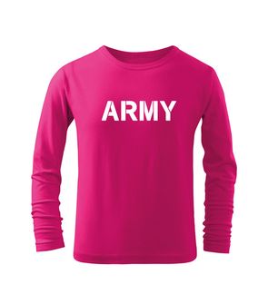DRAGOWA Dječja duga majica vojska, roza