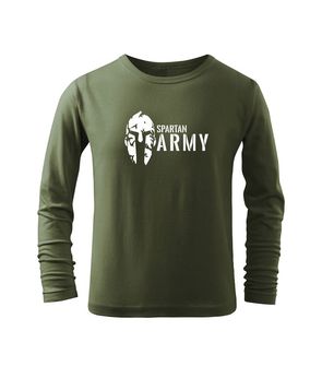 DRAGOWA Dječja duga majica Spartan vojska, maslinasta