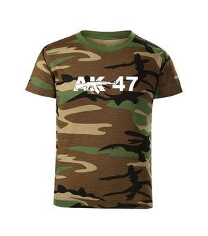 DRAGOWA Dječja kratka majica AK-47, maskirna