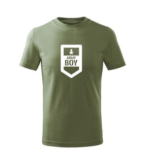 DRAGOWA Dječja kratka majica vojska muška, maslinasta