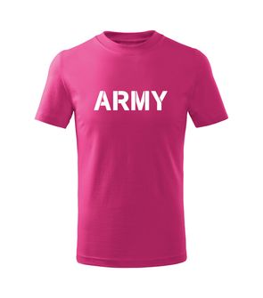 DRAGOWA Dječja kratka majica vojska, roza