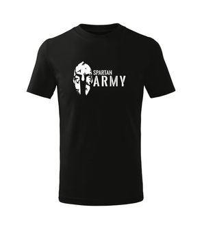 DRAGOWA Dječja kratka majica Spartan vojska, crna