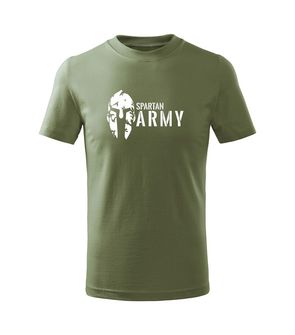 DRAGOWA Dječja kratka majica Spartan vojska, maslinasta