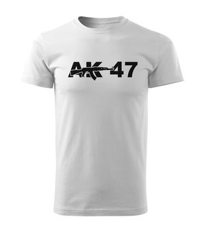 DRAGOWA kratka majica AK-47, bijela 160g/m2