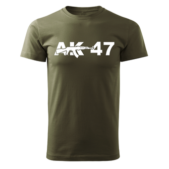 DRAGOWA kratka majica AK-47, maslinasta 160g/m2