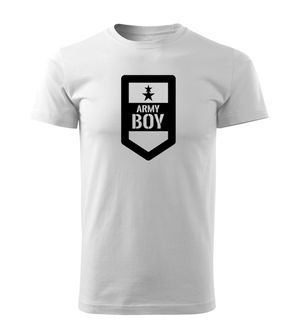 DRAGOWA kratka majica Army boy, bijela 160g/m2