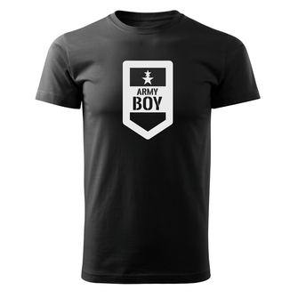 DRAGOWA kratka majica Army boy, crna 160g/m2