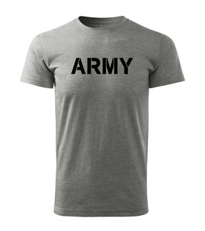 DRAGOWA kratka majica Army, siva 160g/m2