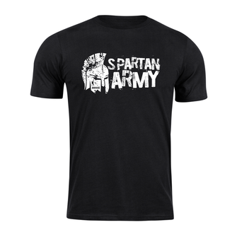 DRAGOWA kratka majica spartan army Ariston, crna 160g/m2