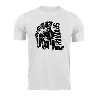DRAGOWA kratka majica spartan army Leon, bijela 160g/m2